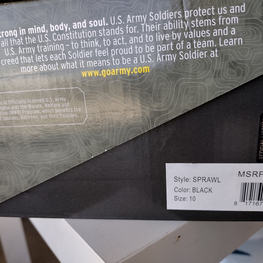 u.s. ARMY man shoe.